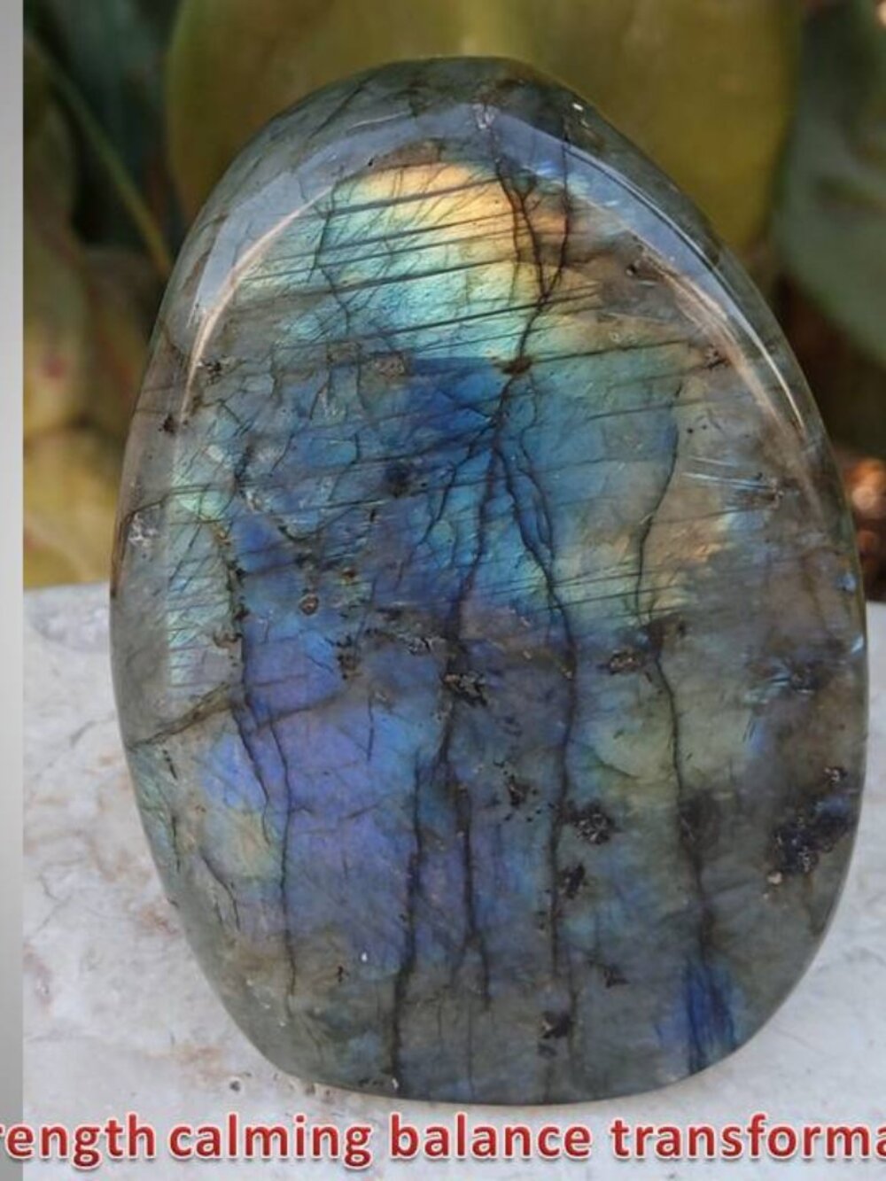❤️ LAST DAY!  LABRADORITE crystal rock stone healing free form 03